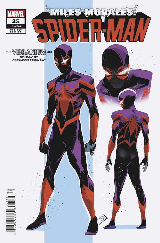 Miles Morales: Spider-Man #25 Federico Vicentini 1:10 Design Variant