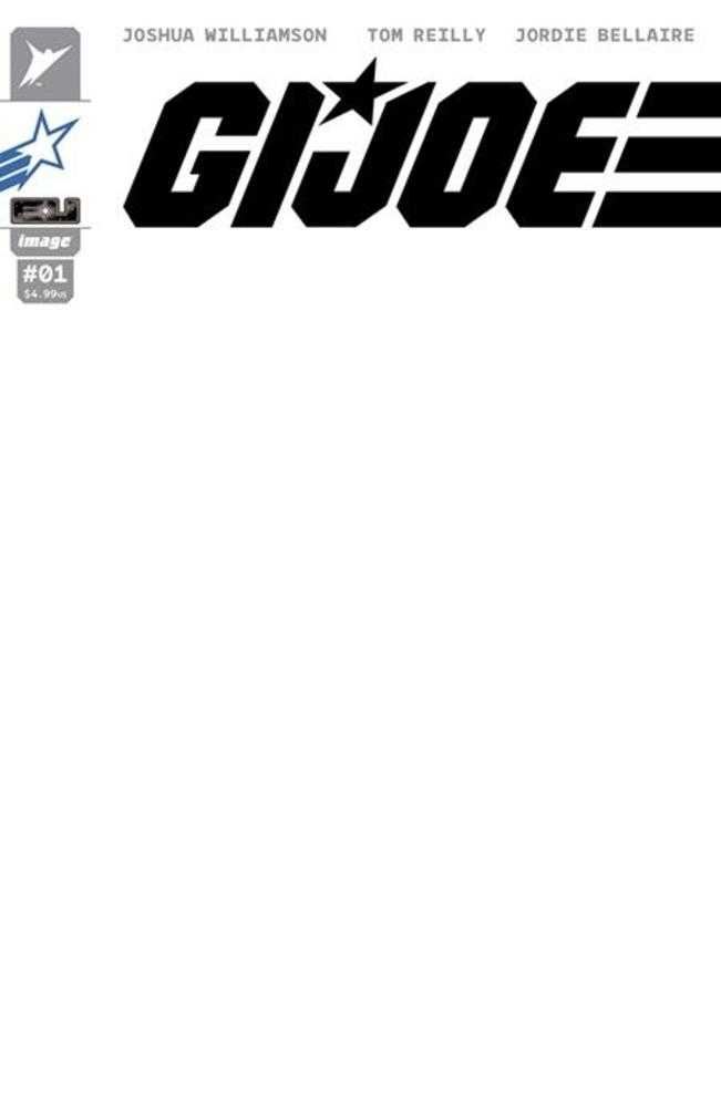 G.I. Joe #1 Cover N Blank Sketch G.I. Joe Variant *one copy per customer*