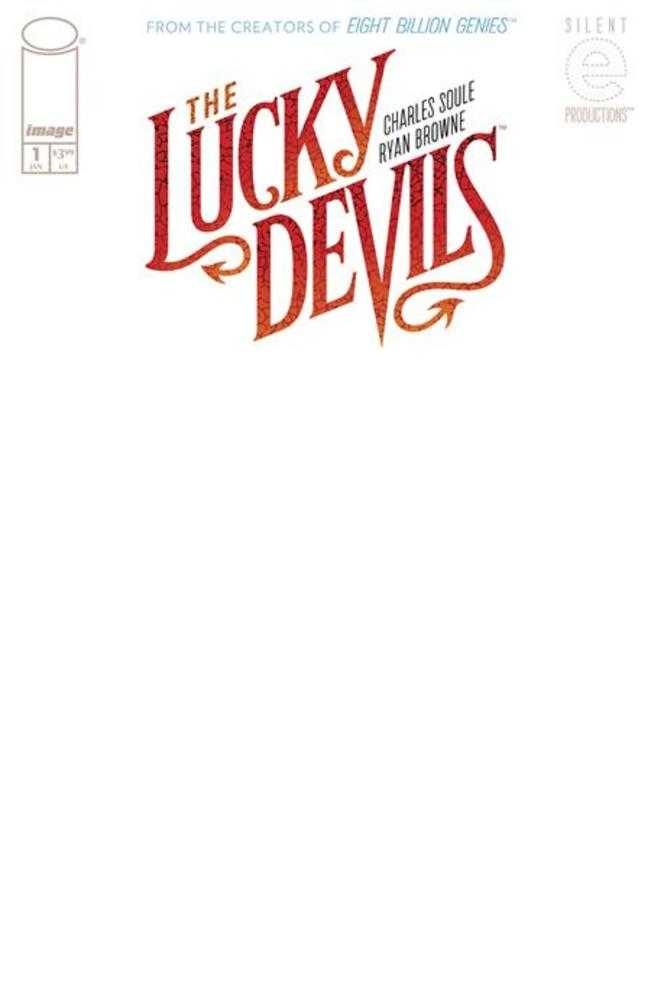 Lucky Devils #1 (Of 9) Cover C Blank Sketch Cover (Mature)