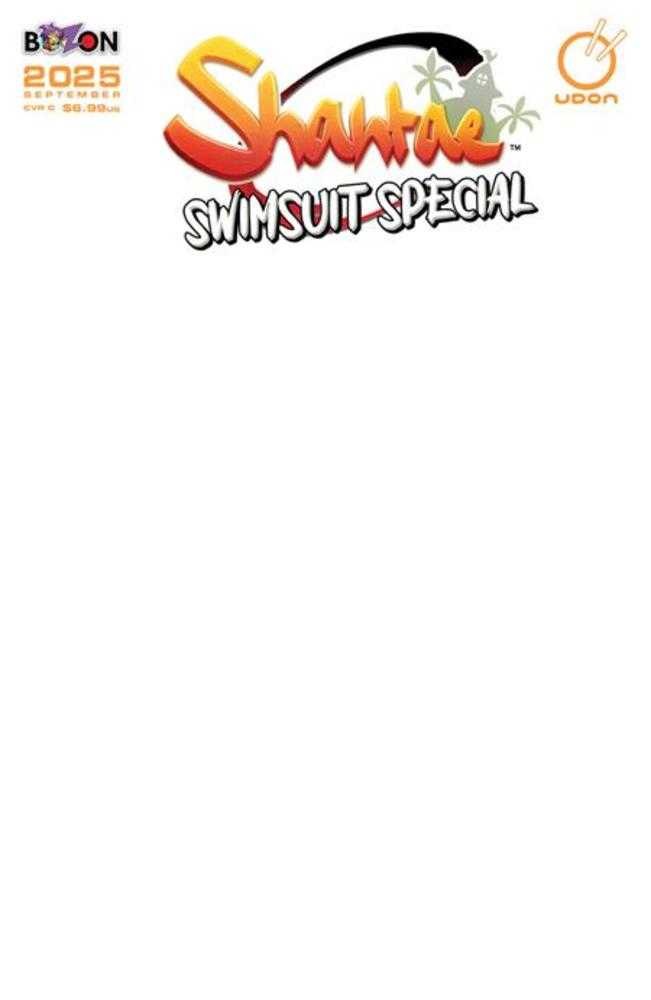 2025 Shantae Swimsuit Special 1 (One Shot) Cover C Blank Sketch Variant Previously Foc'd On 7/28 - Walt's Comic Shop