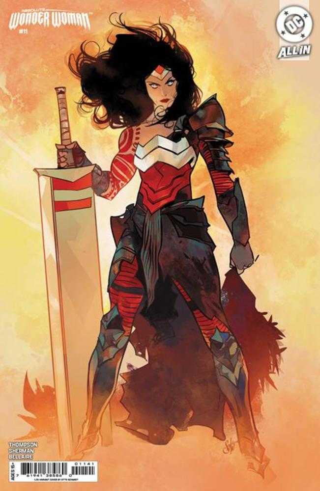 Absolute Wonder Woman #11 Cover D Otto Schmidt Card Stock 1:25 Ratio Variant