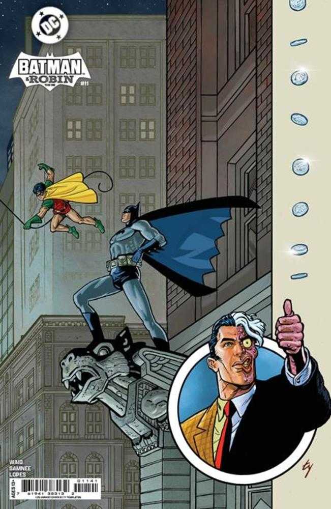 Batman & Robin Year One #11 (Of 12) Cover D Ty Templeton Card Stock 1:25 Ratio Variant