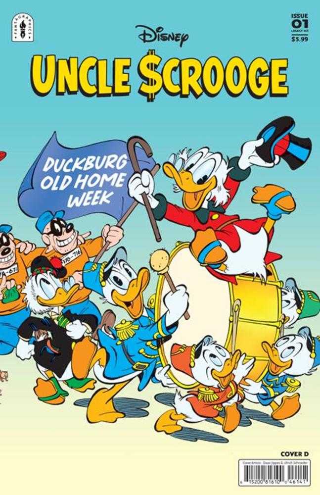 Uncle Scrooge Flintheart Glomgolds Sinister Secret #1 (Of 3) Cover D 1 in 10 Daan Jippes & Ulrich Schroeder Wraparound Variant
