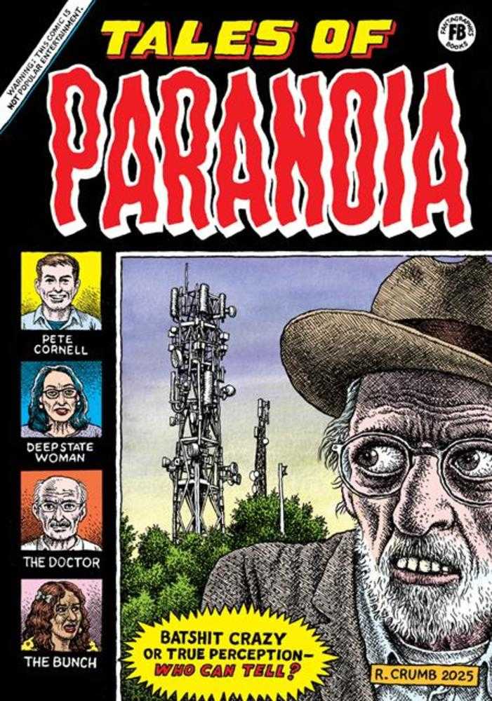 Tales Of Paranoia (One Shot) by Robert Crumb (The First Crumb Book in 23 years!!!)