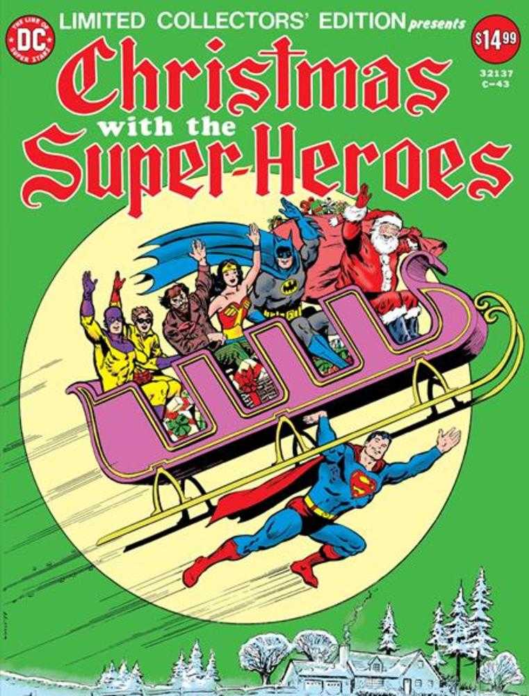 Limited Collectors Edition #43 Christmas With The Super Heroes Facsimile Edition Cover B Curt Swan Foil Variant *Oversize Format*