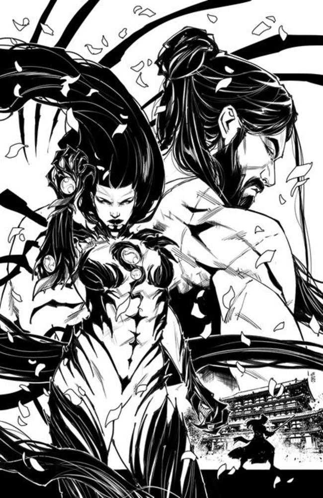 Witchblade Annual (2026) #1 (One Shot) Cover D Giuseppe Cafaro Black & White 1:25 Ratio Variant