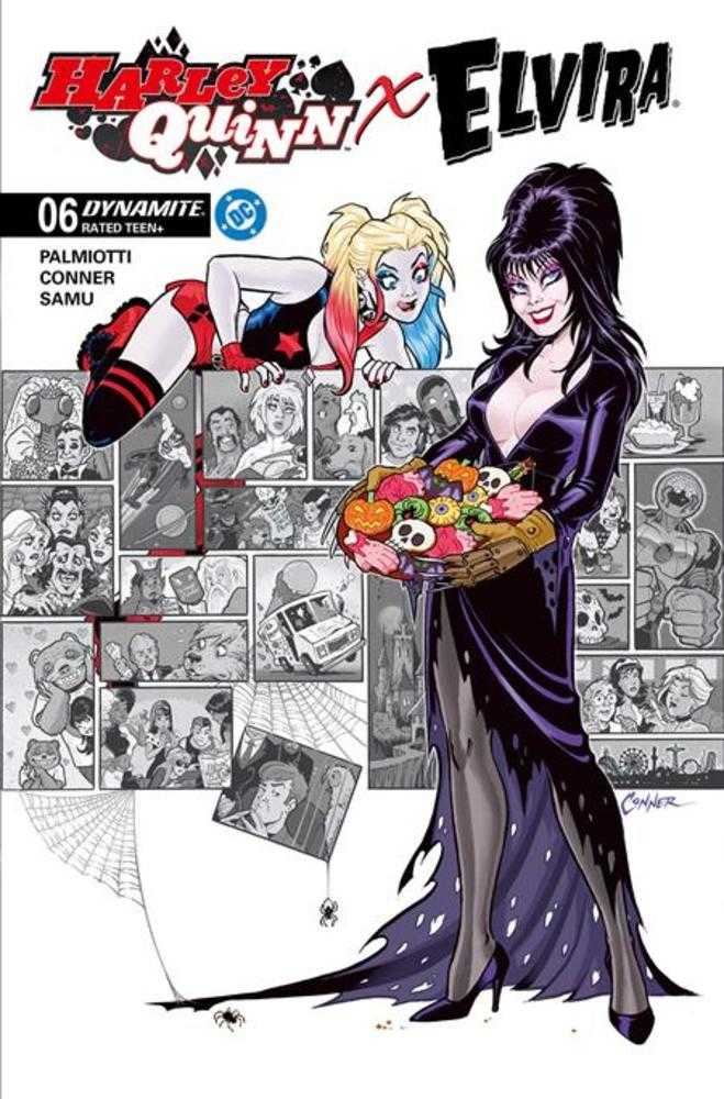 Harley Quinn X Elvira #6 Cover H Amanda Conner Cookies 1:10 Ratio Variant
