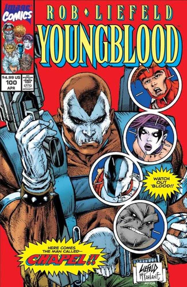 Youngblood #100 Cover G Rob Liefeld & Todd McFarlane Retro Variant *one copy per customer*