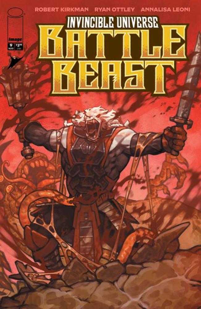 Invincible Universe Battle Beast #9 Cover E Crom 1:50 Ratio Variant