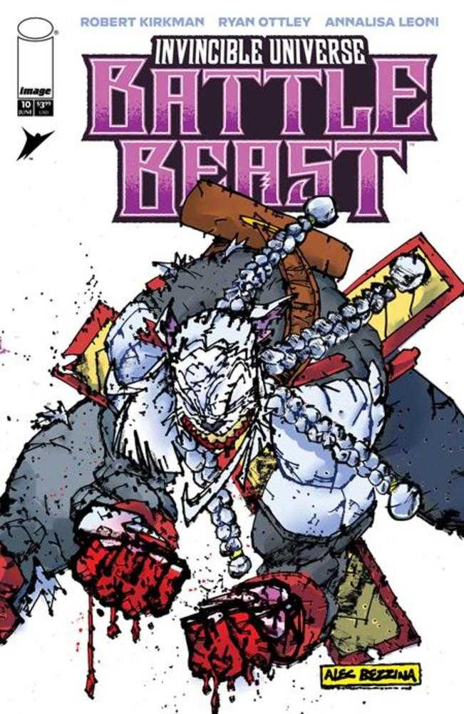 Invincible Universe Battle Beast #10 Cover F Alec Bezzina 1:100 Ratio Variant