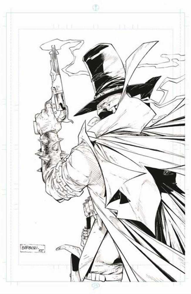 Gunslinger Spawn #56 Cover B Carlo Barberi Raw Art Variant