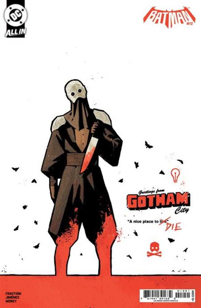 Batman #12 Cover F David Aja Card Stock 1:25 Ratio Variant