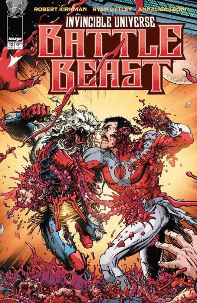 Invincible Universe Battle Beast #12 Cover C Chris Burnham & Brian Reber Connecting 1:10 Ratio Variant
