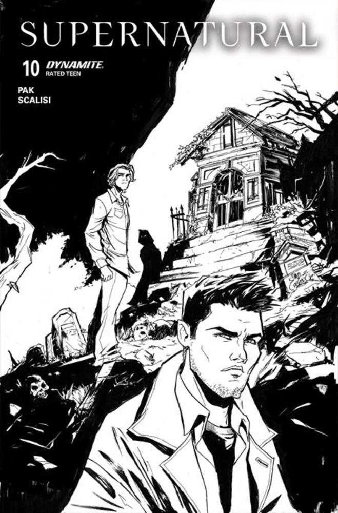 Supernatural #10 Cover G David Cousens Line Art 1:10 Ratio Variant