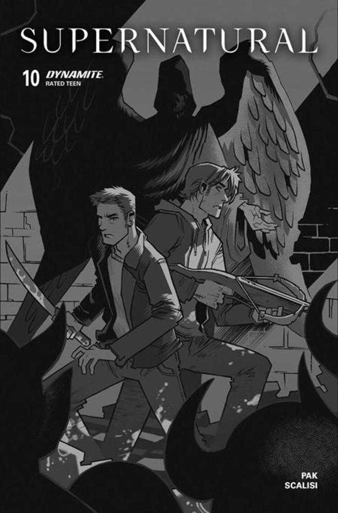 Supernatural #10 Cover H John Amor Line Art 1:10 Ratio Variant
