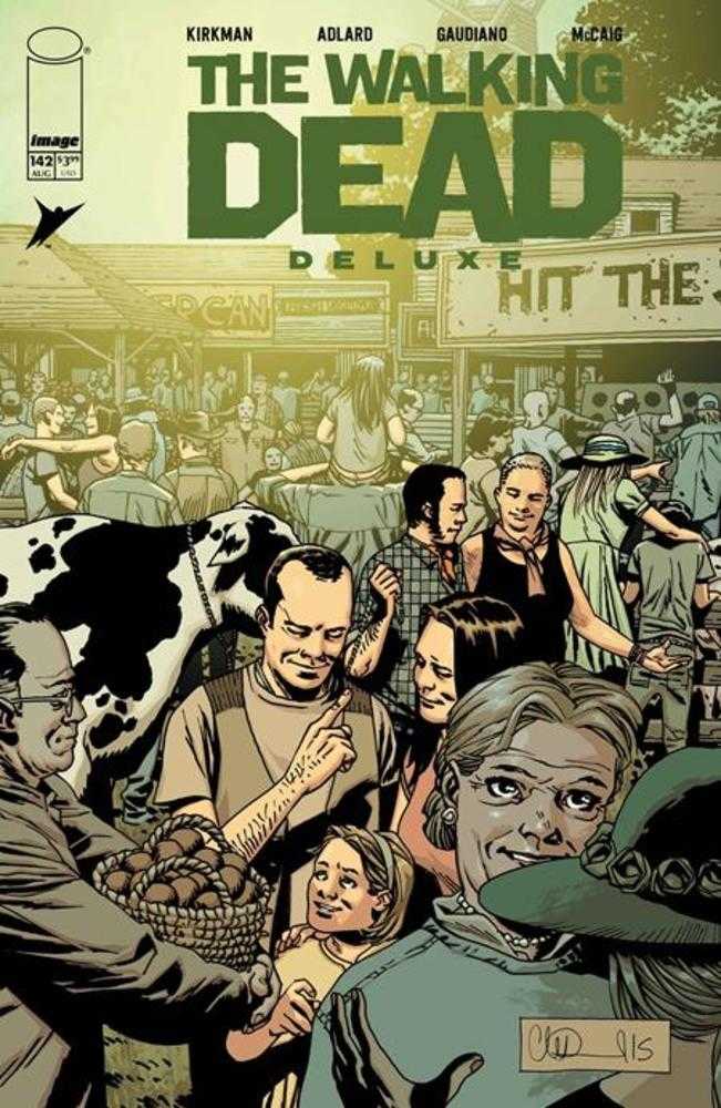 Walking Dead Deluxe #142 Cover B Charlie Adlard & Dave Mccaig Variant