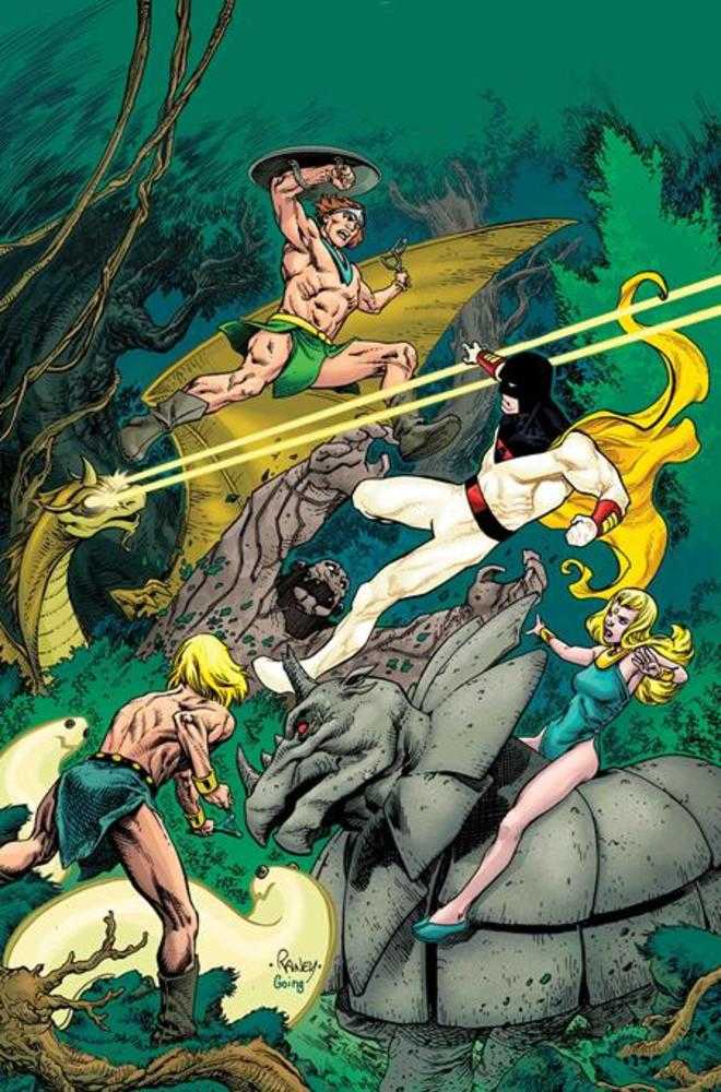 Space Ghost vs The Herculoids #1 Cover K Tom Raney Full Art 1:10 Ratio Variant