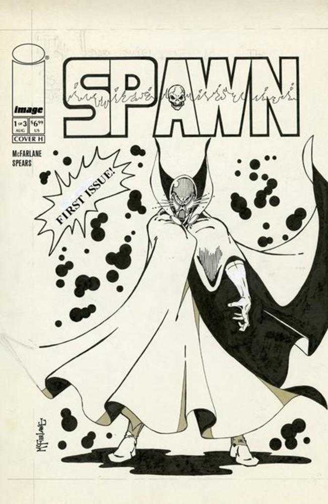Spawn 77 #1 (Of 3) Cover H Todd McFarlane Original 1977 1:100 Ratio Variant