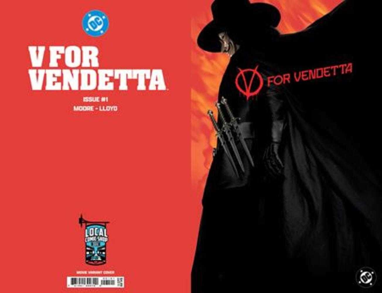 V For Vendetta #1 Facsimile Edition Cover B Movie Card Stock Variant (
