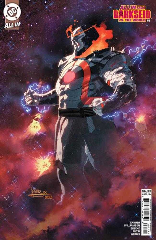 DC All In Saga Darkseid vs The World #1 (One Shot) Cover C Javi Fernandez Card Stock Variant *One per Customer*