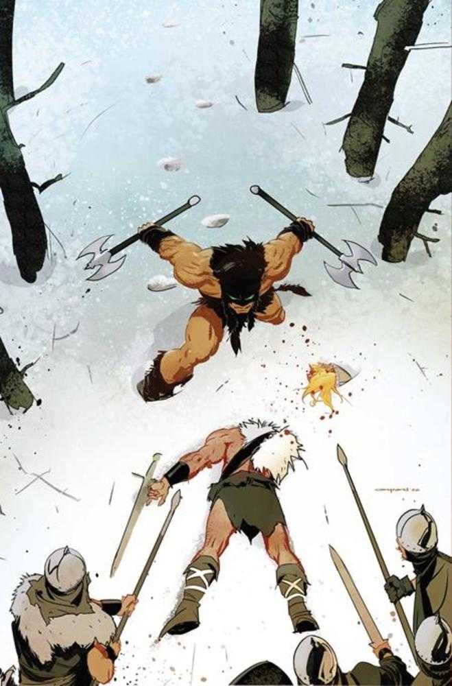 Fire And Ice Darkwolf #4 Cover H Cary Nord Full Art 1:10 Ratio Variant