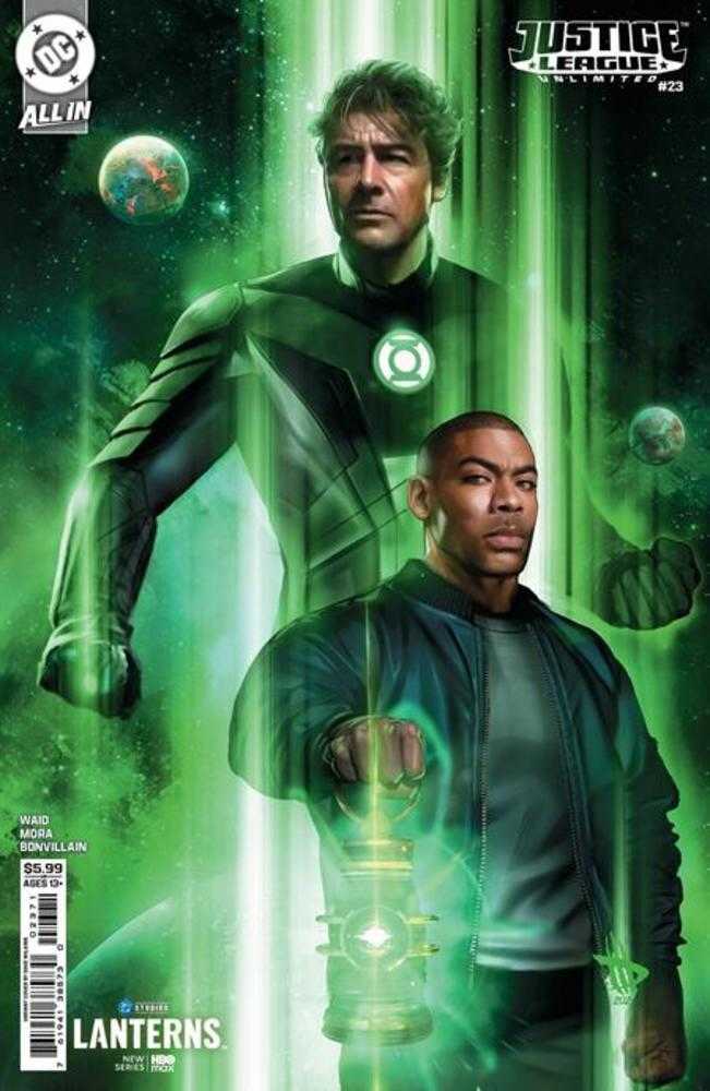 Justice League Unlimited #23 Cover G Dave Wilkins Lanterns Card Stock Variant *one copy per customer*