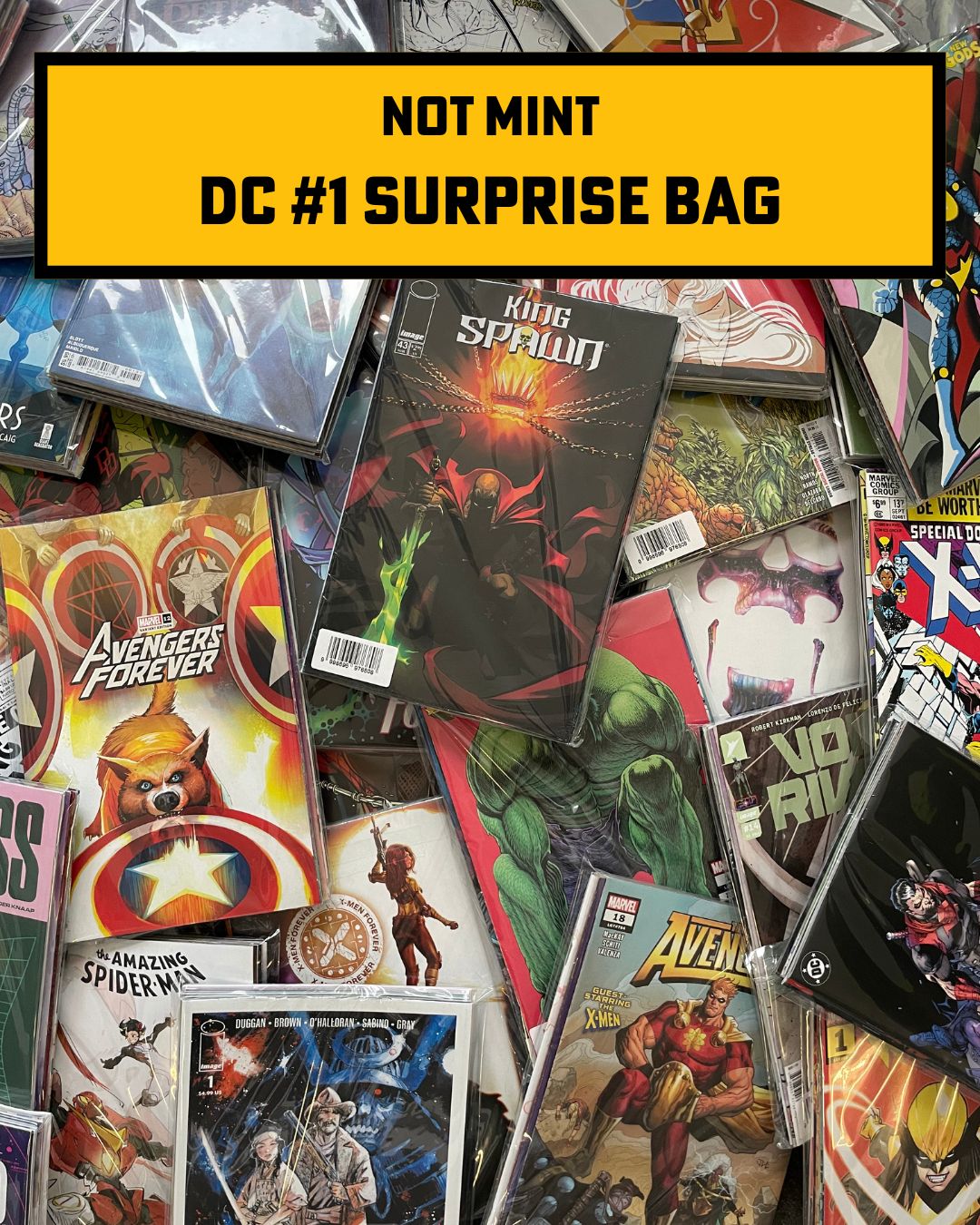 10 Single Issues - DC #1 Surprise Bag (Not Mint)