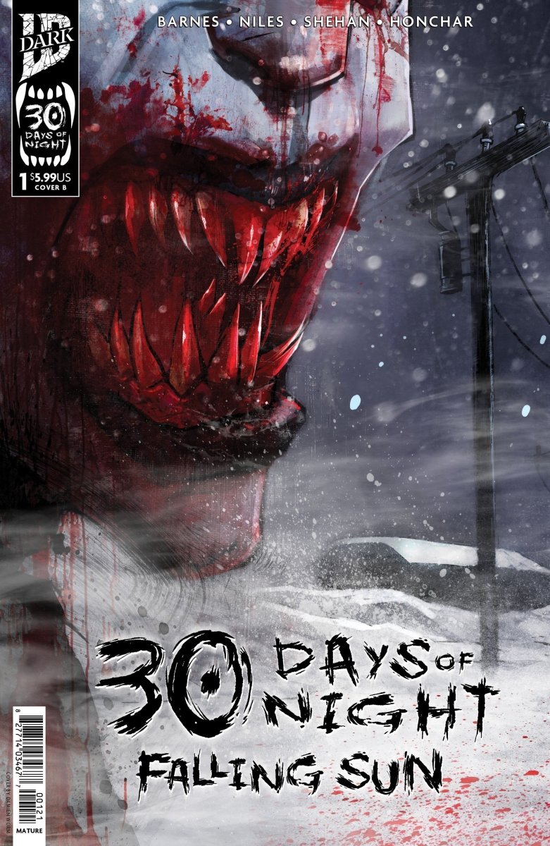 30 Days Of Night: Falling Sun 1 Variant B (Damien Worm) - Walt's Comic Shop