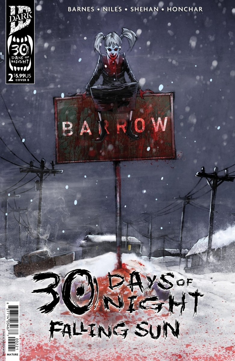 30 Days Of Night: Falling Sun 2 Variant B (Damien Worm) - Walt's Comic Shop
