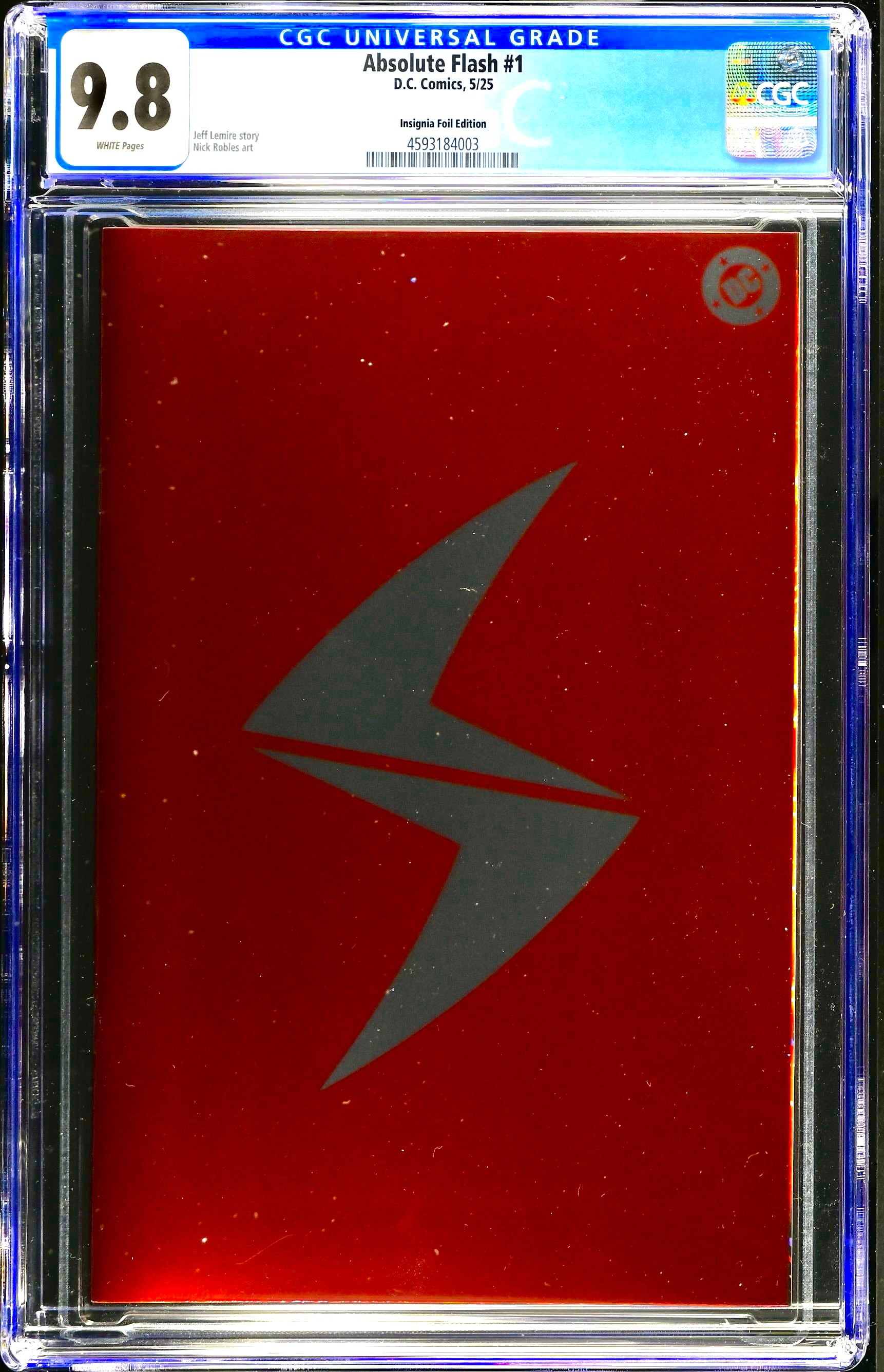 Absolute Flash #1 Insignia Foil Edition CGC 9.8