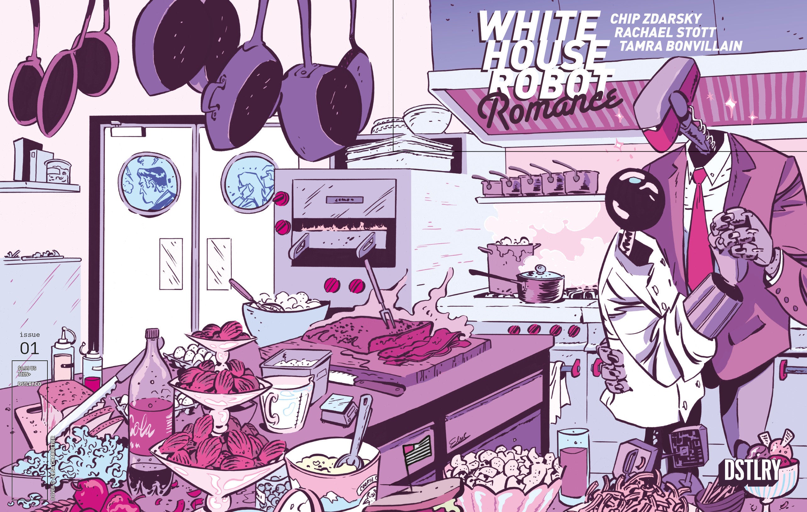 White House Robot Romance #1 Elsa Charretier 1:10 Ratio Variant