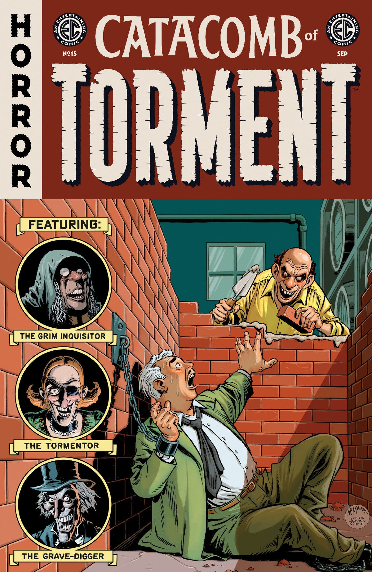 EC Catacomb Of Torment #15 Cover C Shawn Mcmanus EC Homage 1:10 Ratio Variant