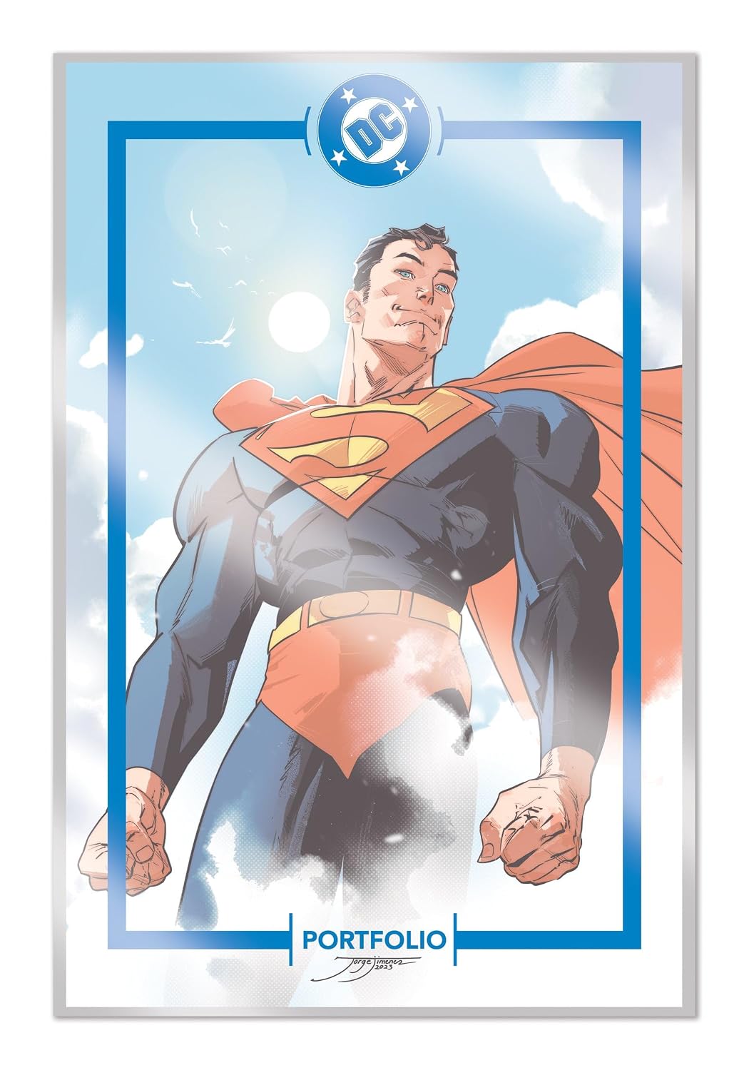 DC Portfolio Of Jorge Jimenez Superman 8 Print Set