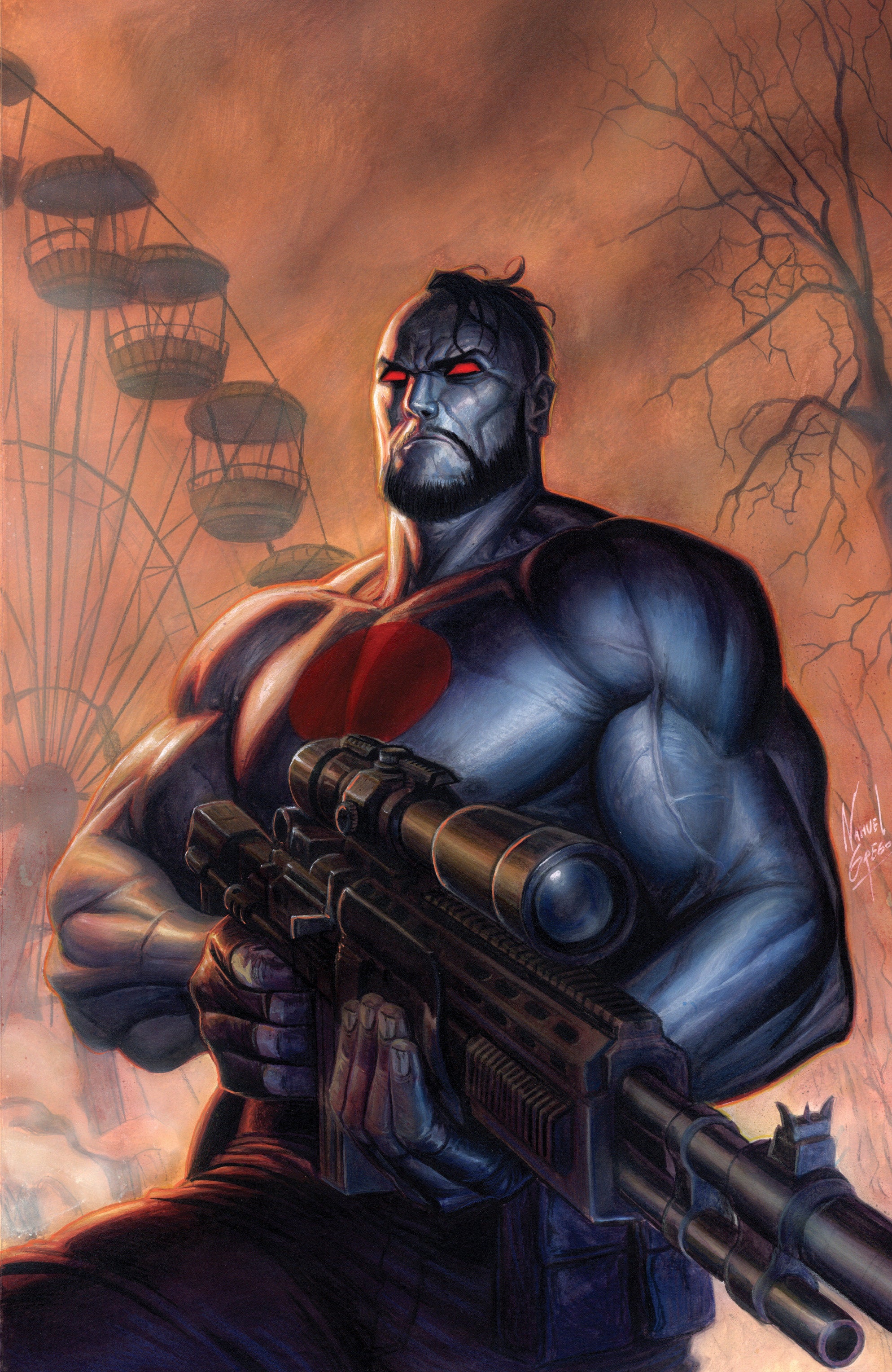 Valiant Beyond: Bloodshot #5 Man Made Hell #2 Variant C (Grego Full Ar