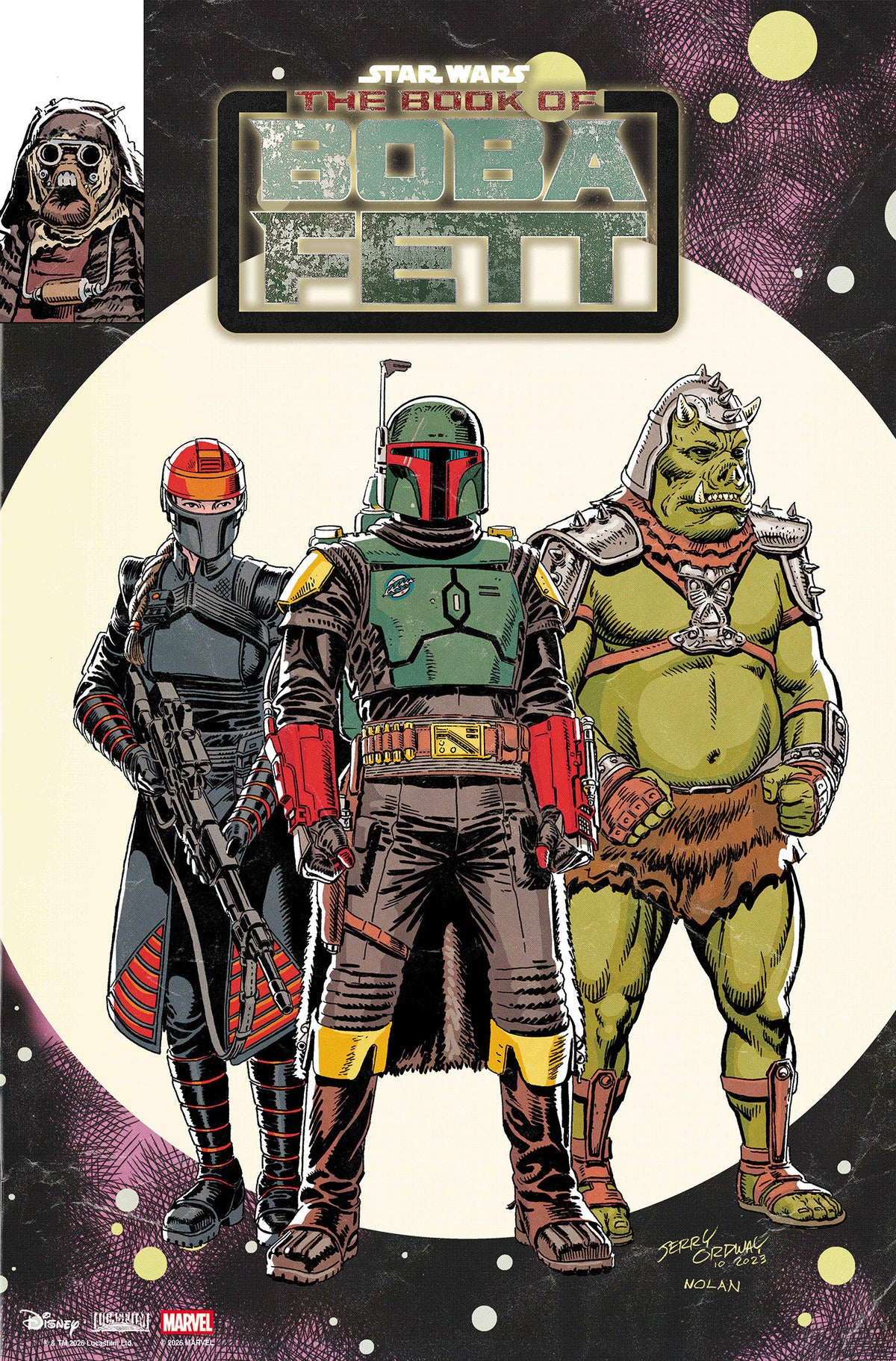 Star Wars: The Book Of Boba Fett #1 Jerry Ordway 1:25 Ratio Variant