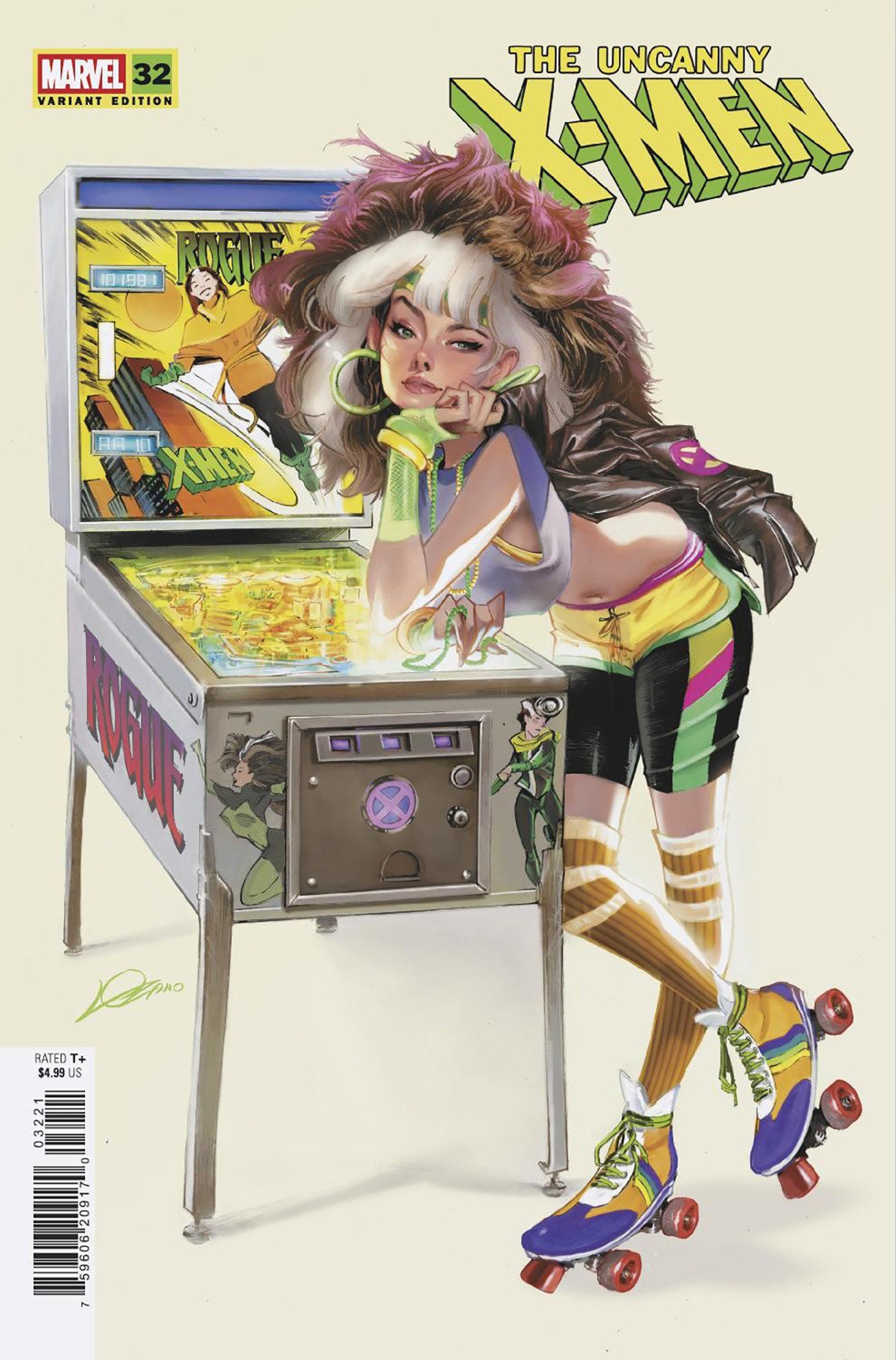 マンクス  Uncanny X-Men #32 Alexander Lozano '80 S Rogue Variant