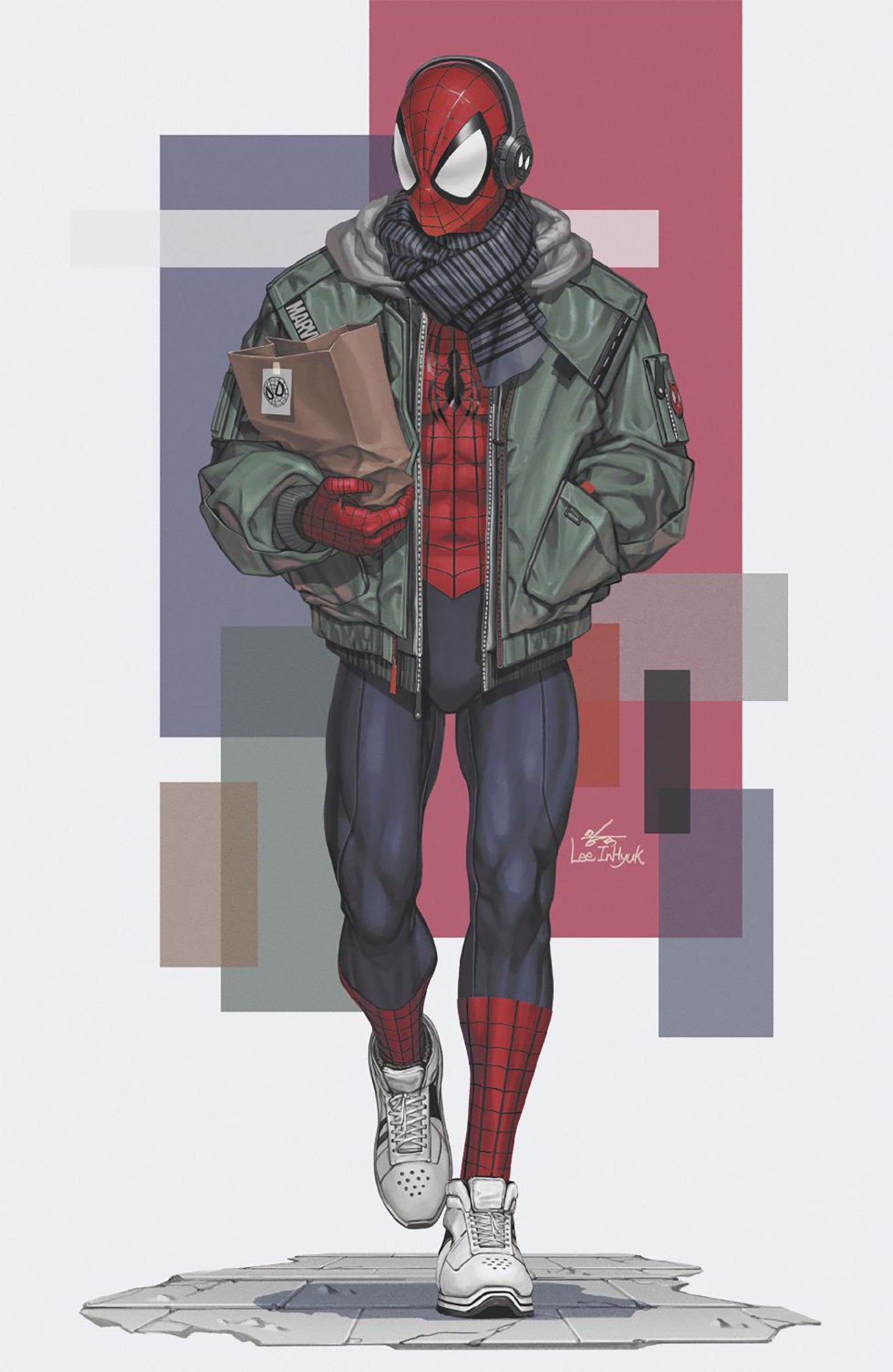 Amazing Spider-Man #15 Inhyuk Lee Street Verse Full Art 1:50 Ratio Variant