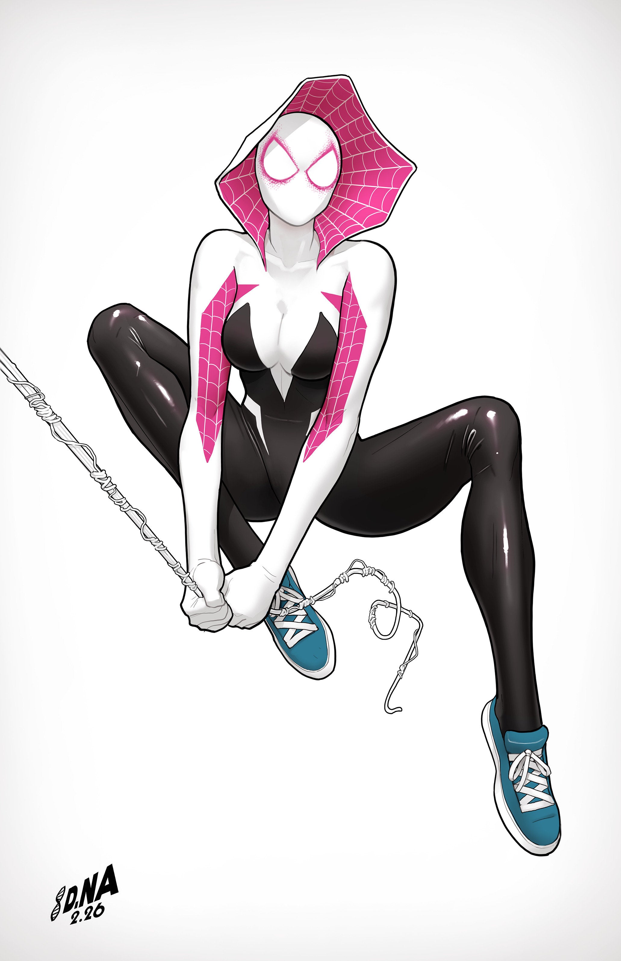 Amazing Spider-Man #26 David Nakayama Color Block White Full Art 1:50 Ratio Variant [Ds]