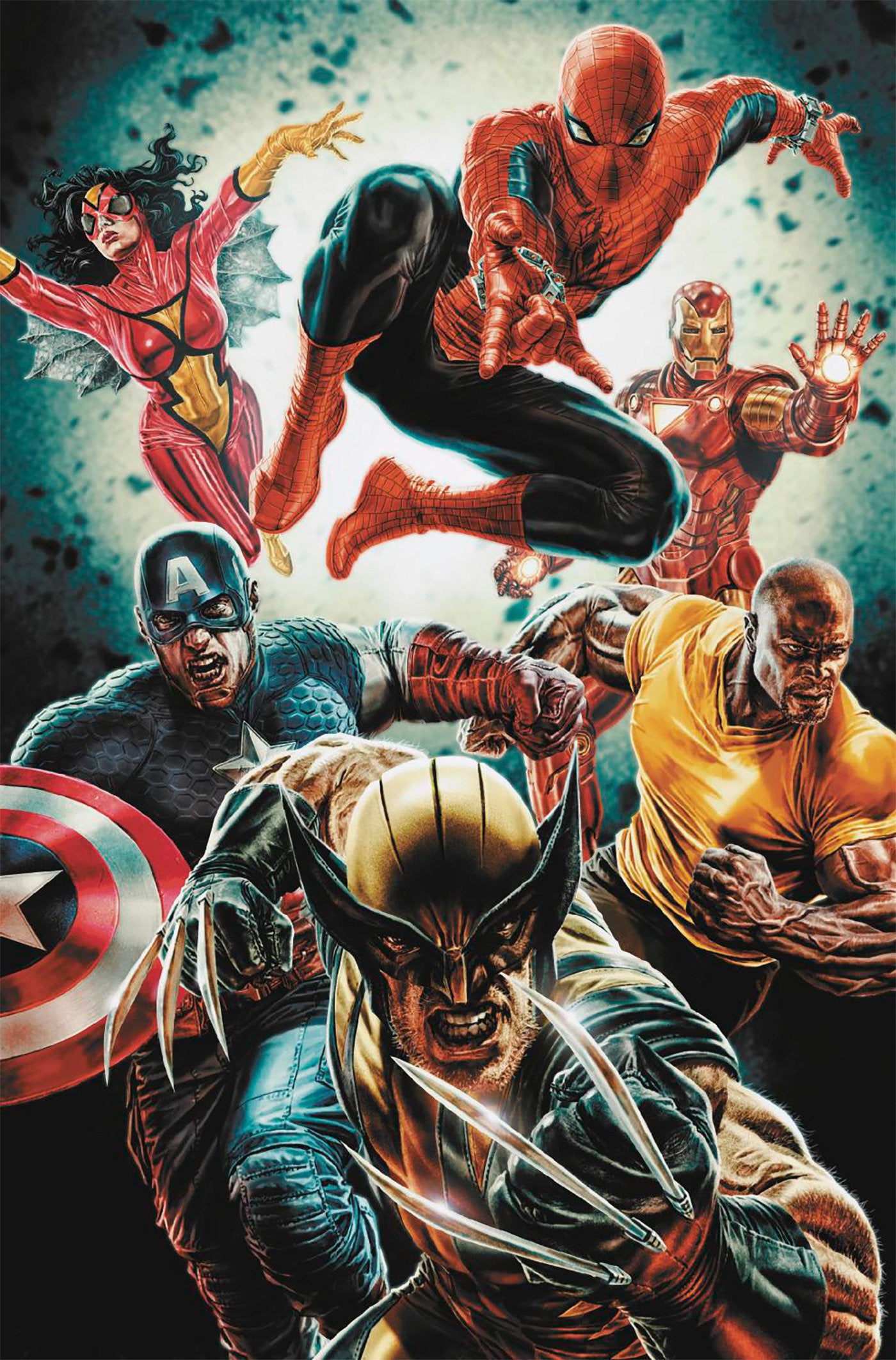 Amazing Spider-Man #29 Lee Bermejo Amazing Visions Full Art 1:100 Ratio Variant