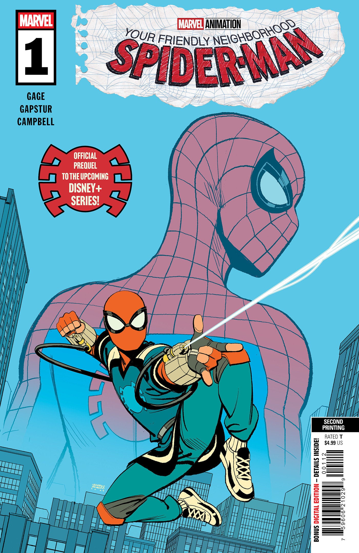 Your Friendly Neighborhood Spider-Man #1 Leonardo Romero 2nd Printing Variant