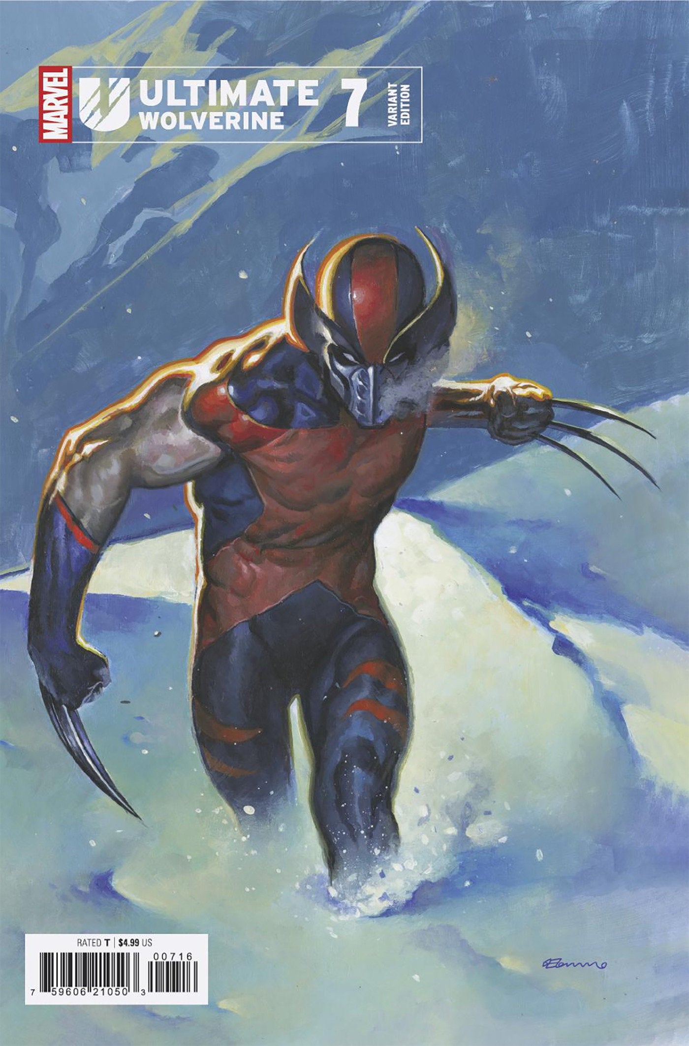 Ultimate Wolverine #7 Fabrizio De Tommaso 1:25 Ratio Variant
