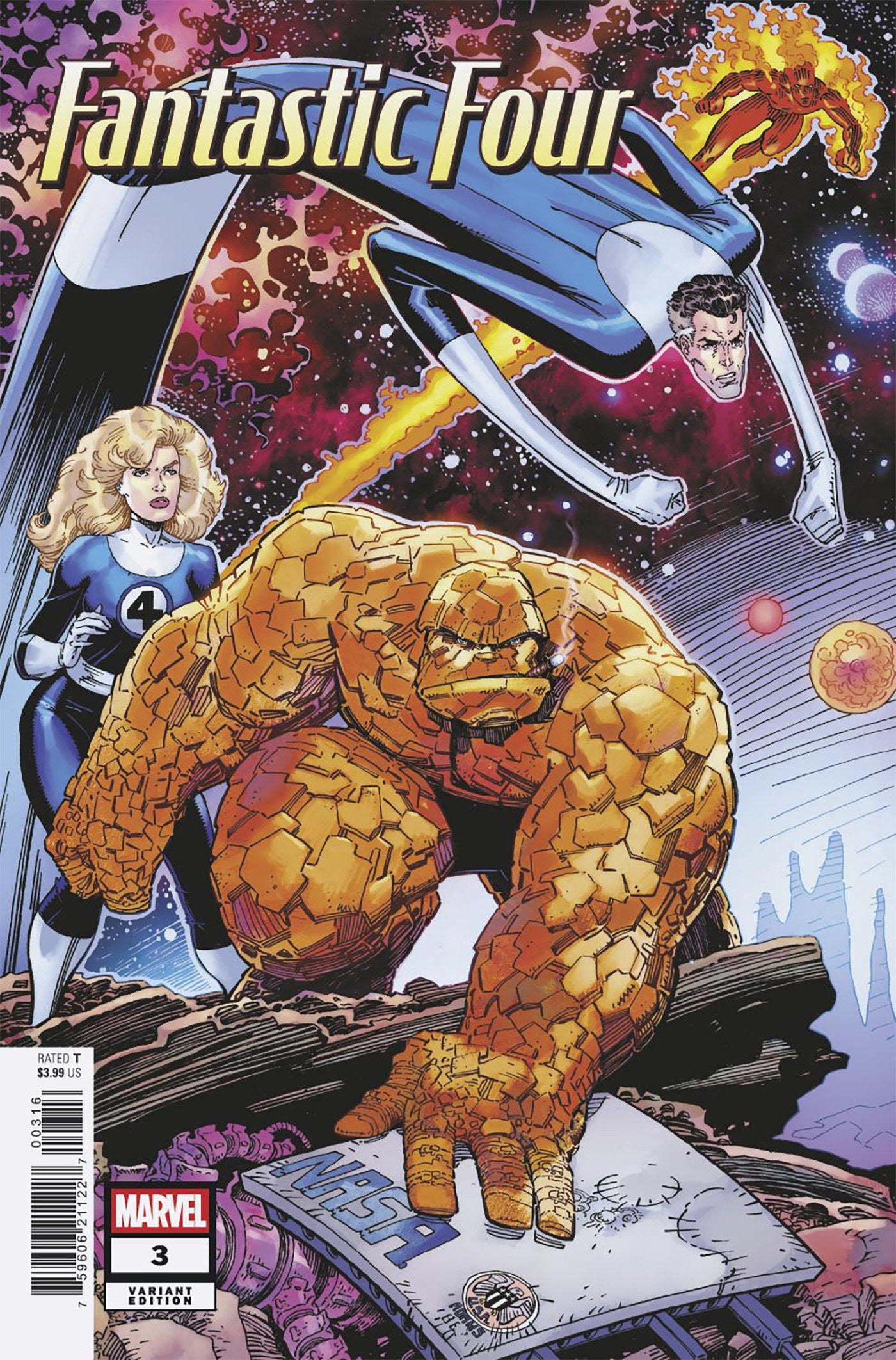Fantastic Four #3 Arthur Adams Hidden Gem 1:50 Ratio Variant [Doom]