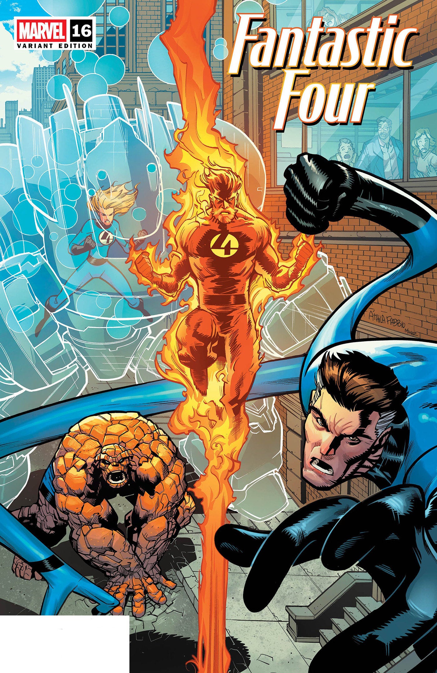 Fantastic Four #16 Athila Fabbio 1:25 Ratio Variant