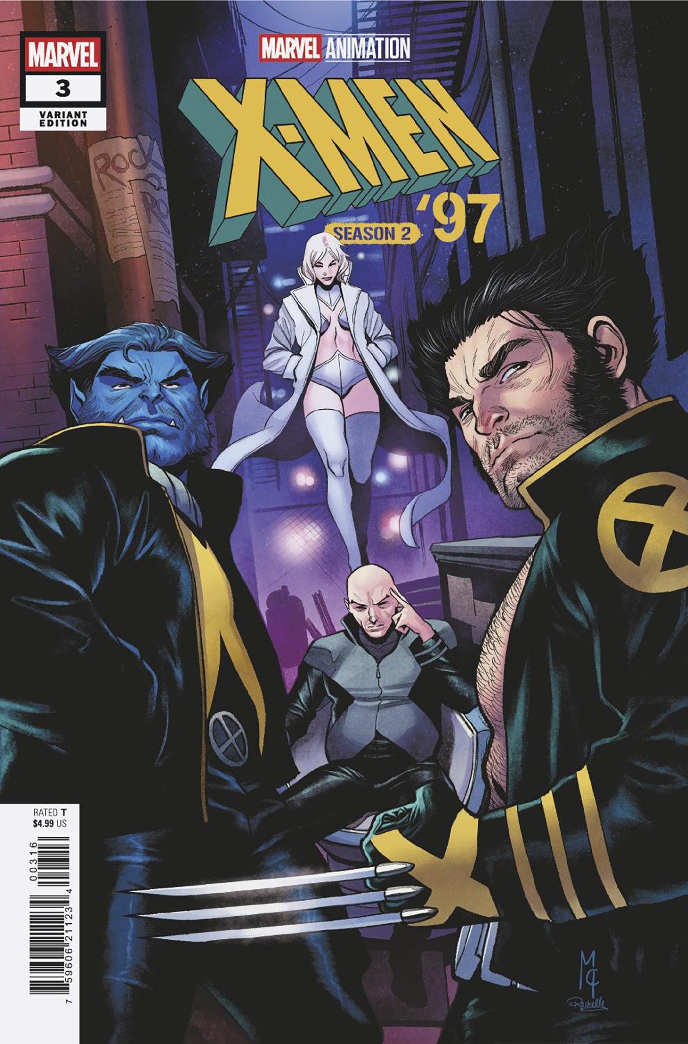 X-Men '97: Season Two #3 Martin Coccolo 1:25 Ratio Variant