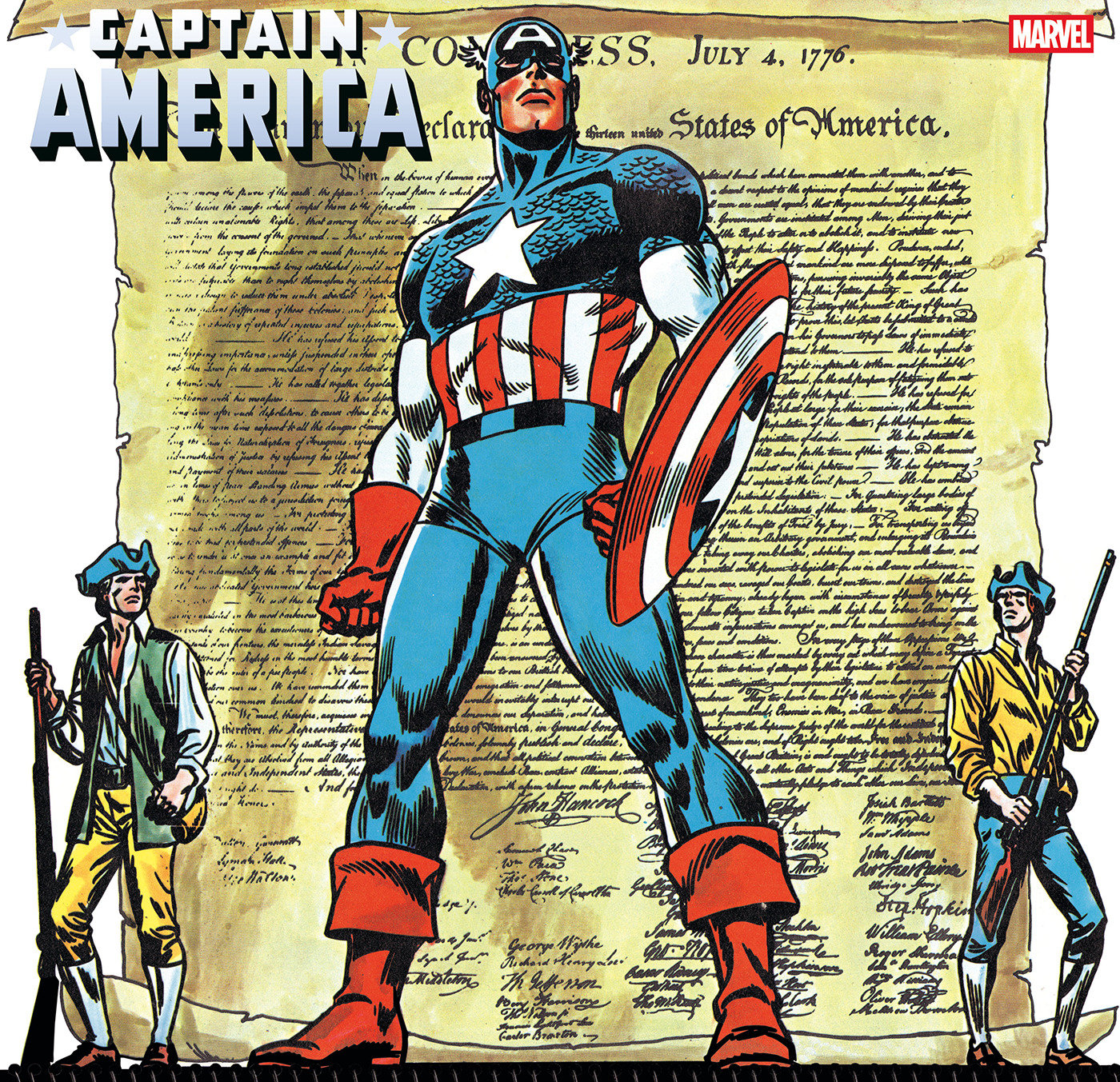 Captain America #13 John Romita Sr. Bicentennial Calendar Hidden Gem 1:50 Ratio Variant [Arm]