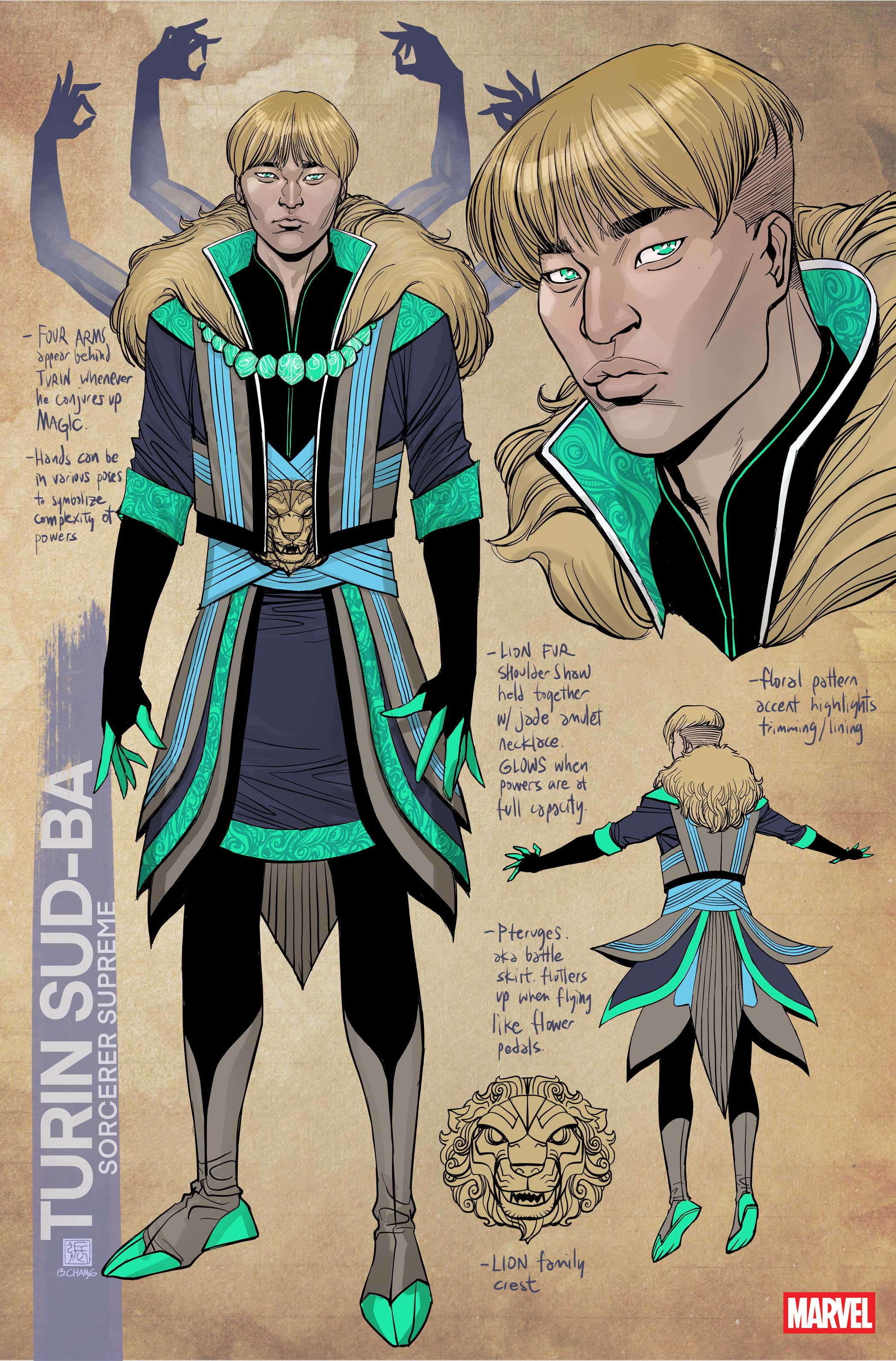 Sorcerer Supreme #7 Bernard Chang Design 1:10 Ratio Variant