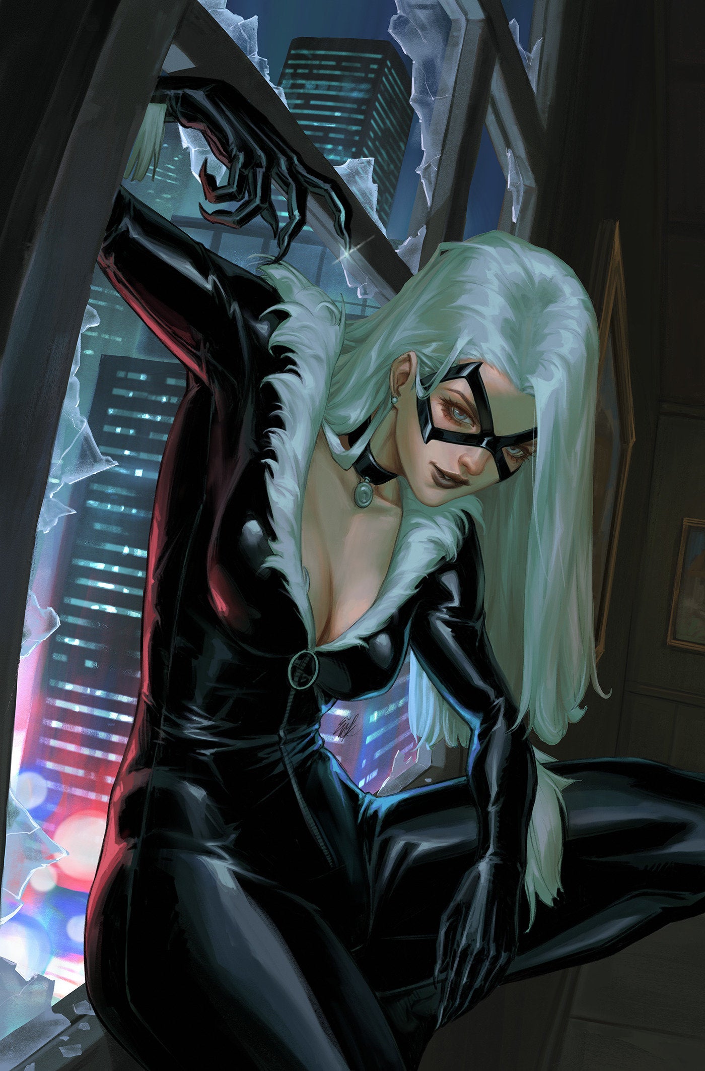 Black Cat #12 Ejikure Black Cat Full Art 1:50 Ratio Variant