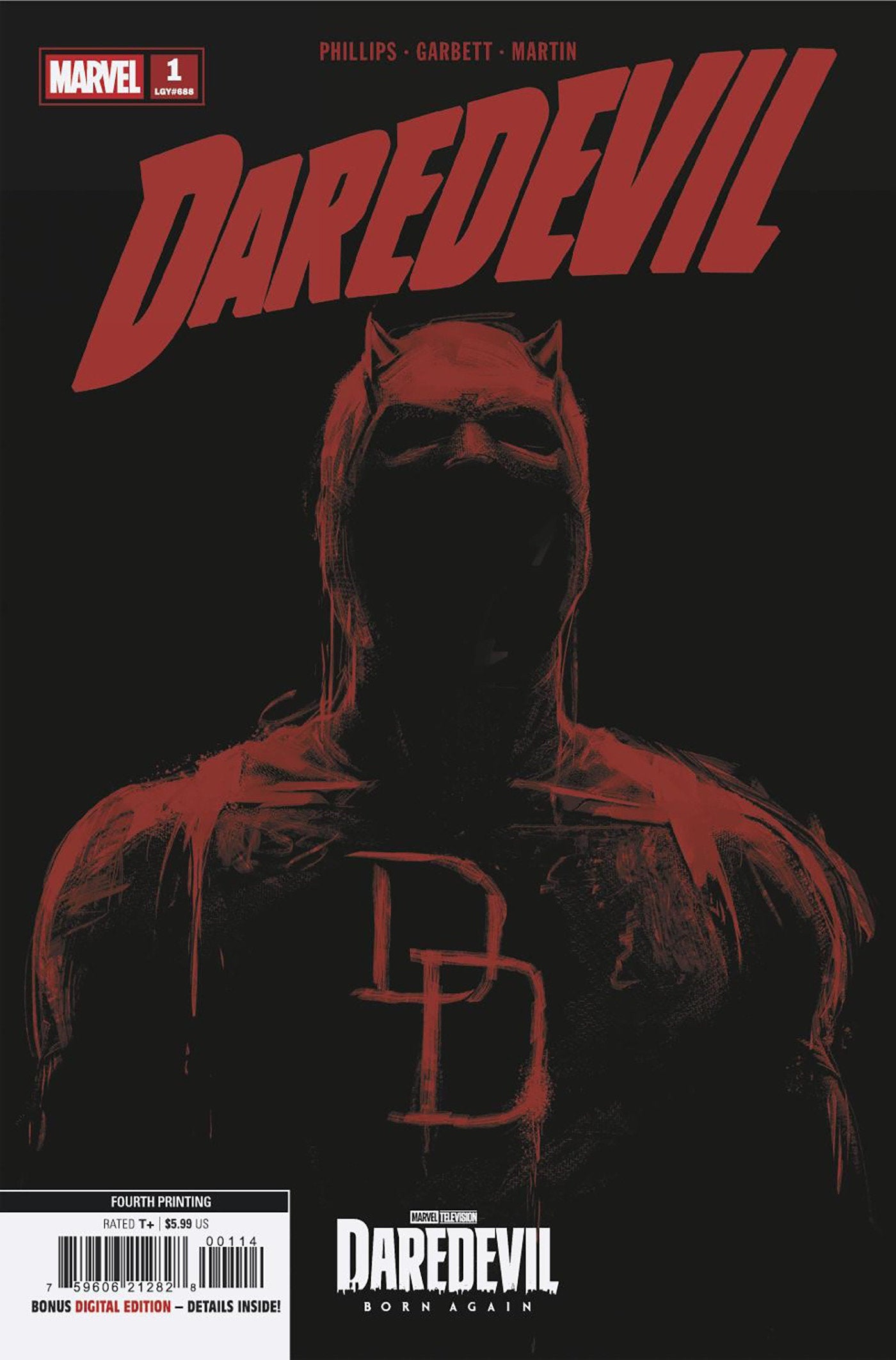 Daredevil #1 Marvel Television 4th Printing Variant