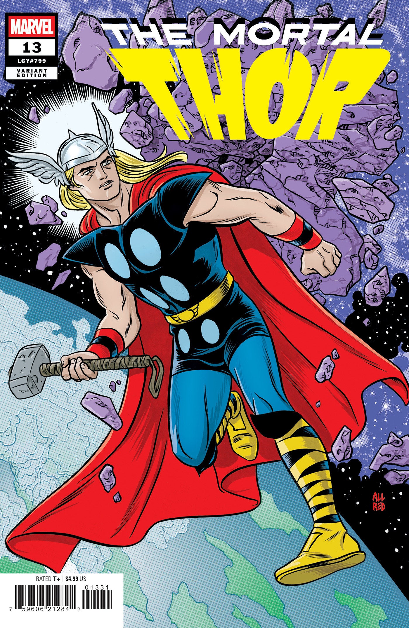 Mortal Thor #13 Mike Allred Variant