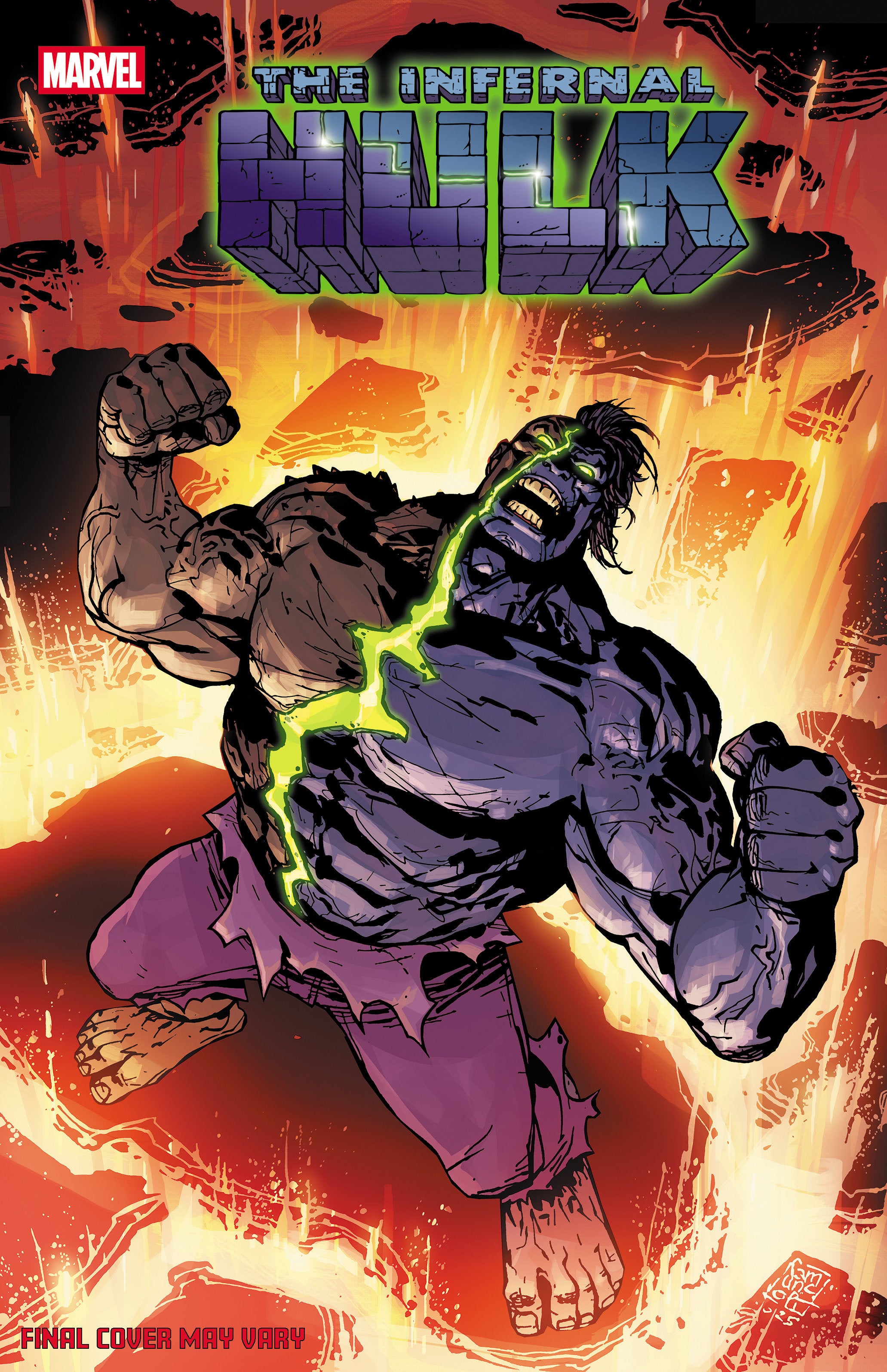 Infernal Hulk #5 Giuseppe Camuncoli 1:25 Ratio Variant